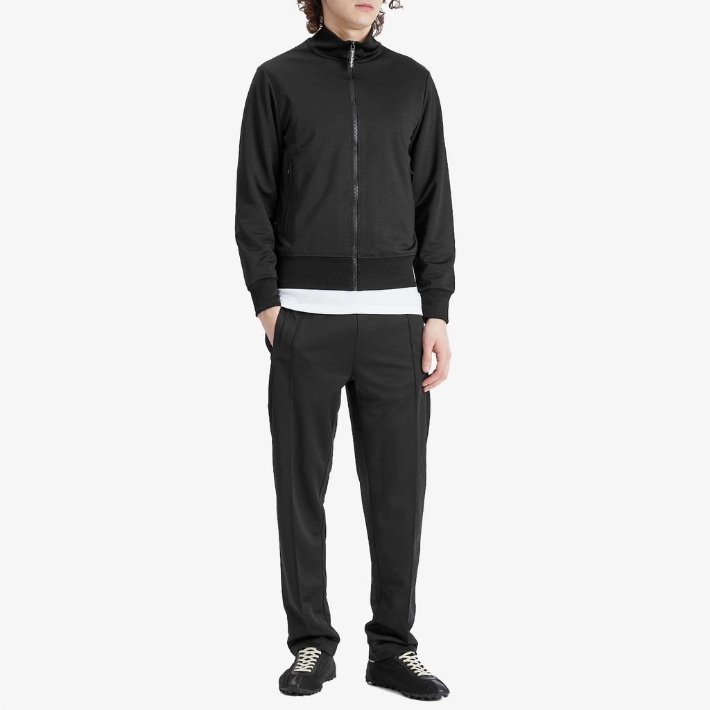 Palm Angels Men's Curved Logo Sweat Pants Black